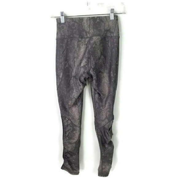 Calia Essential Collection Shark Python High Waist Ruched Capri Legging Women XS - Picture 3 of 13